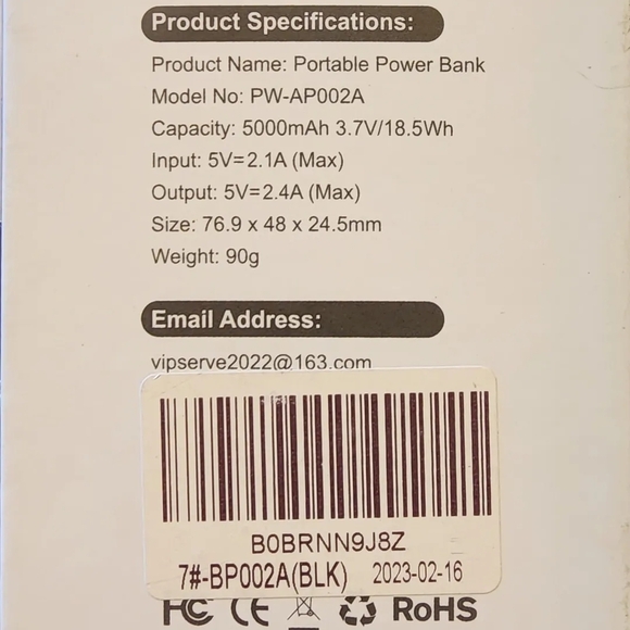 Wireless Charging Power Bank Black | Portable Charger for iPhone & Android - Picture 3 of 3